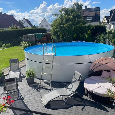 Kleine Gemuetliche Einliegerwohnung Mit Garten Und Pool Нордштеммен Экстерьер фото